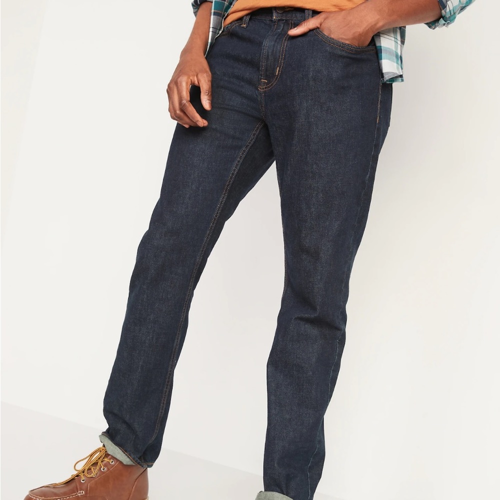 Straight rinse wash old navy jeans